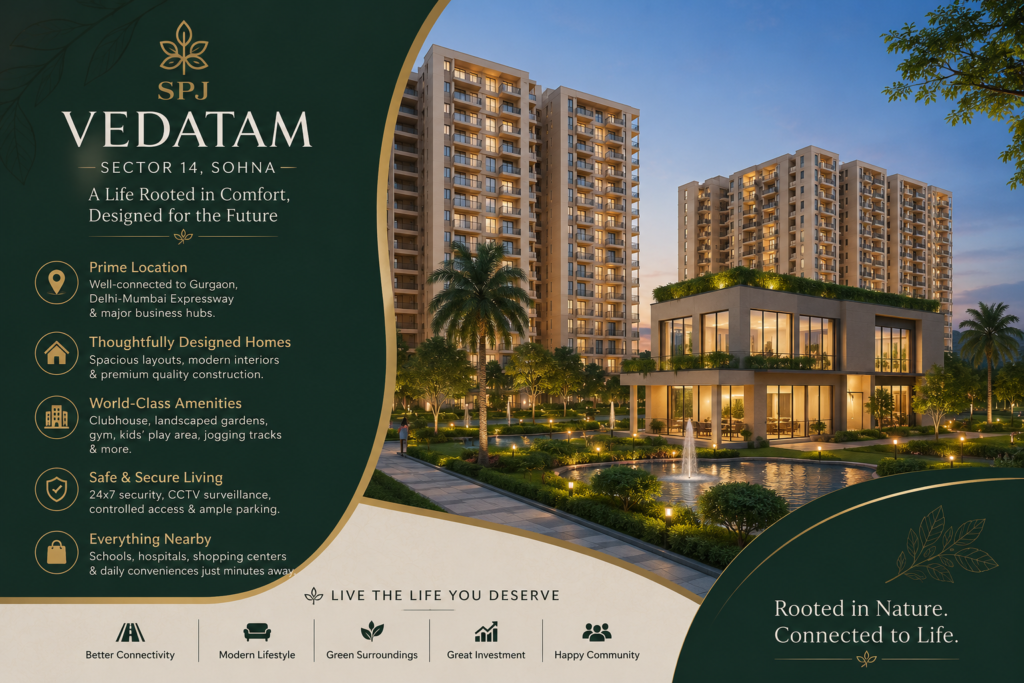 SPJ Vedatam Sector 14 Gurgaon